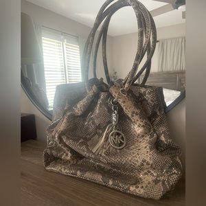 Michael Kors Snake Skin Bag Purse